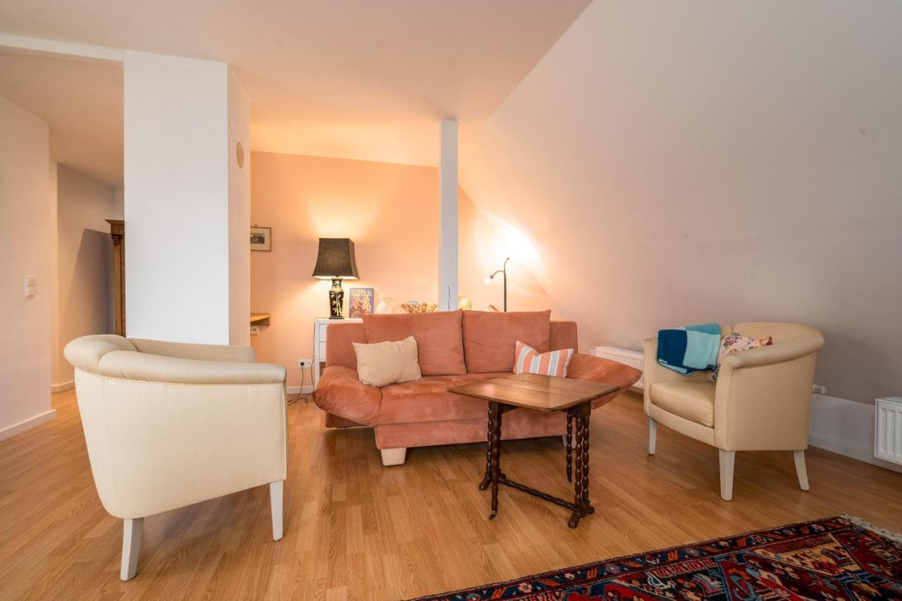 Ferienwohnung 1 Im Landhaus Am Wildpark Boek Luaran gambar